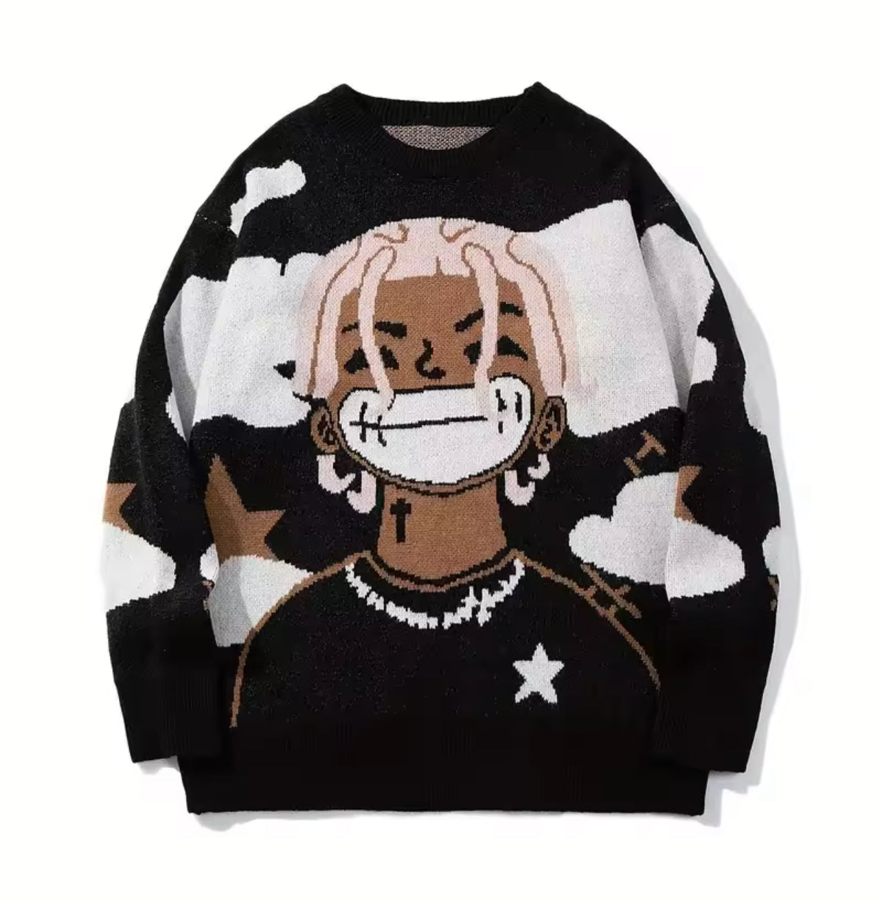 SkyMood Cartoon Knit Sweater