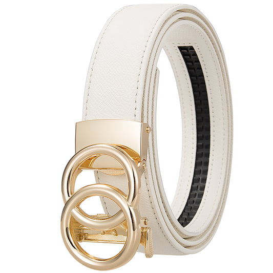 Dual Circle Belt – Gold