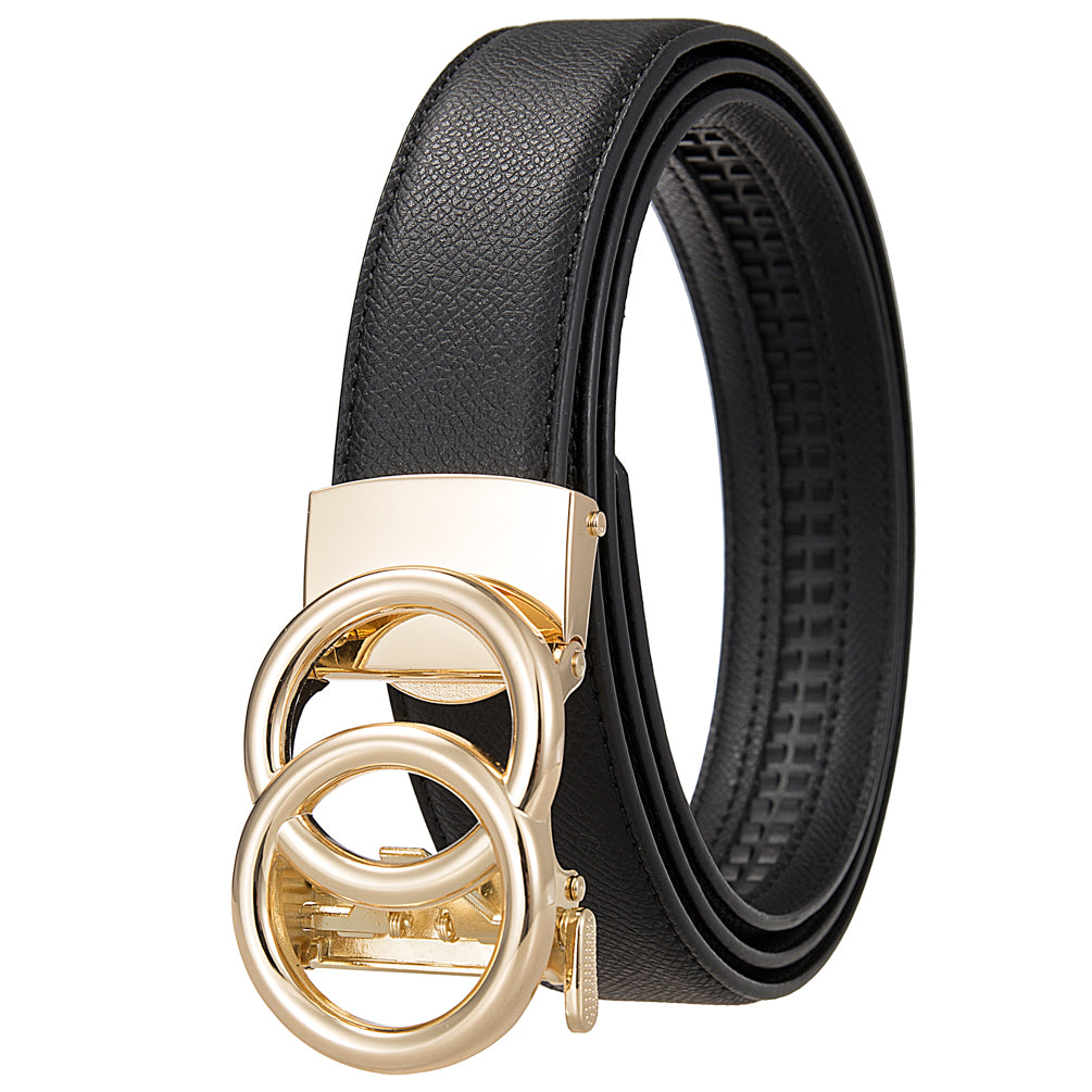 Dual Circle Belt – Gold