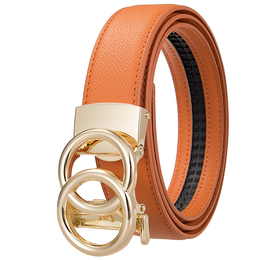 Dual Circle Belt – Gold