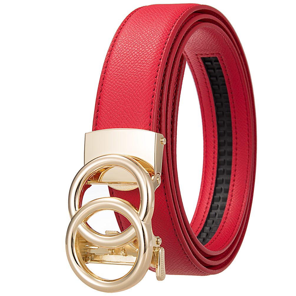 Dual Circle Belt – Gold