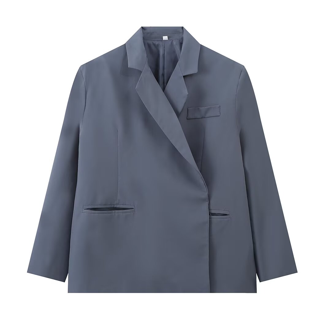 Classic Chic Tricolor Blazer