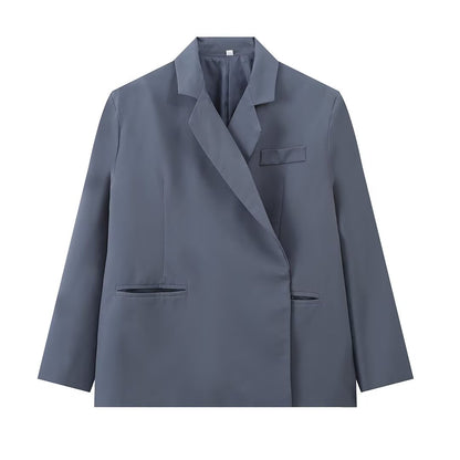 Classic Chic Tricolor Blazer