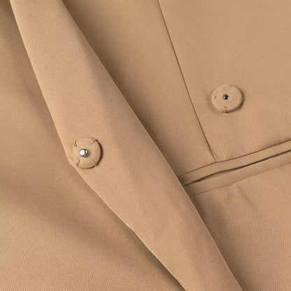 Classic Chic Tricolor Blazer