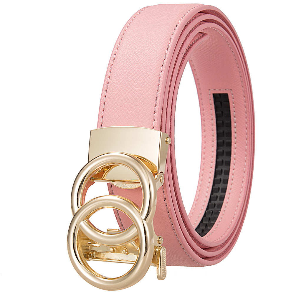 Dual Circle Belt – Gold