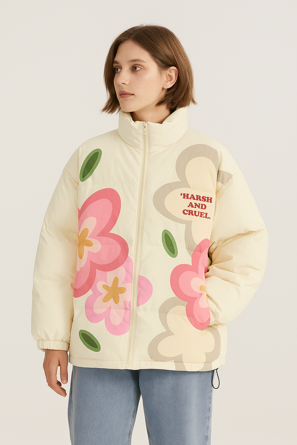 Floral Street Puff Jacket