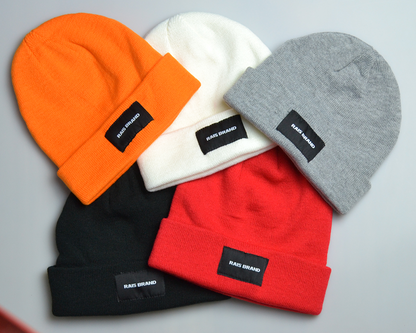 Heavy Knit Beanie Grijs