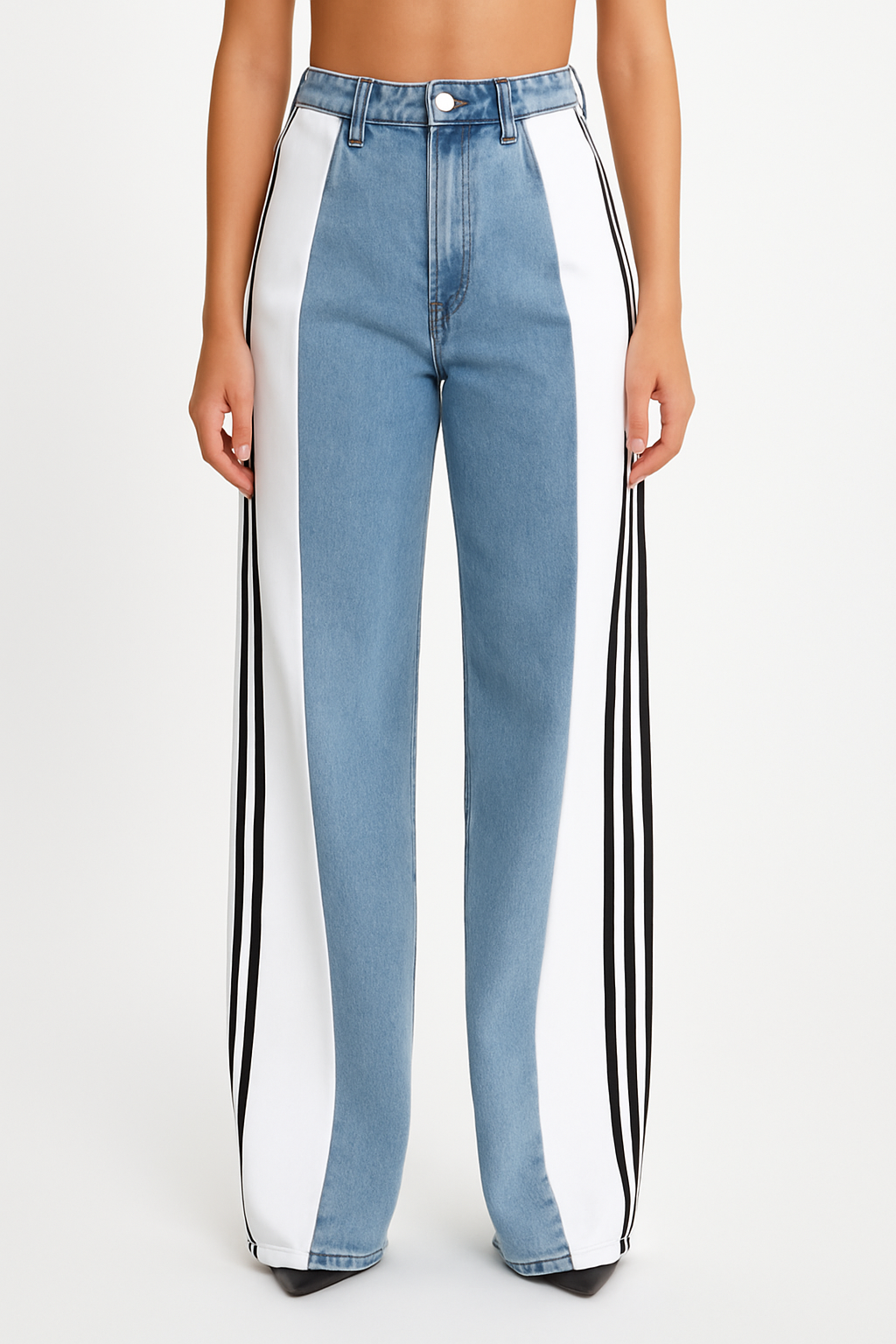 Street Block Denim Pants