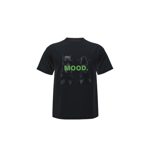 MOOD oversized T-Shirt zwart