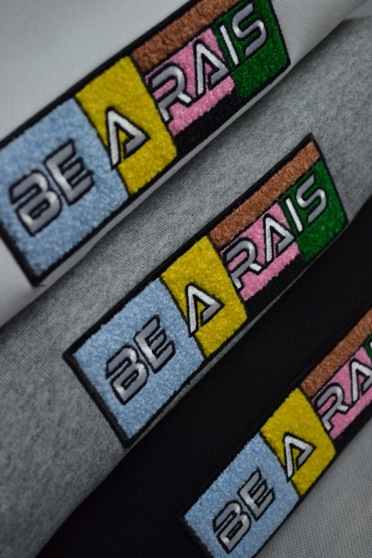 BE A RAIS basic hoodie zwart